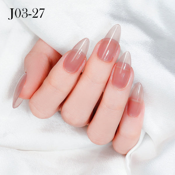Jelly Gel Polish Colors - Lavis J03-27 - Bare With Me Collection by LAVIS NAILS sold by DTK Nail Supply
