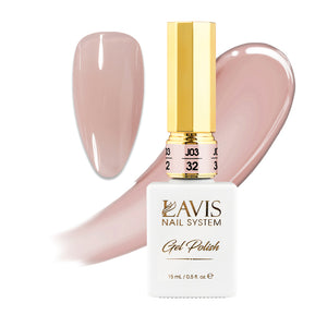 Jelly Gel Polish Colors - Lavis J03-32 - Bare With Me Collection by LAVIS NAILS sold by DTK Nail Supply
