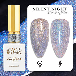 LAVIS Reflective R05 - 37 - Gel Polish 0.5 oz - Silent Night Reflective Collection by LAVIS NAILS sold by DTK Nail Supply