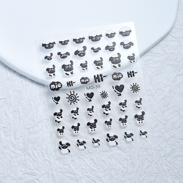 3D Nail Art Stickers MO-39 by Joyful Nail sold by DTK Nail Supply