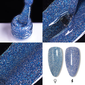 LAVIS Reflective R05 - 40 - Gel Polish 0.5 oz - Silent Night Reflective Collection by LAVIS NAILS sold by DTK Nail Supply