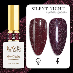 LAVIS Reflective R05 - 44 - Gel Polish 0.5 oz - Silent Night Reflective Collection by LAVIS NAILS sold by DTK Nail Supply