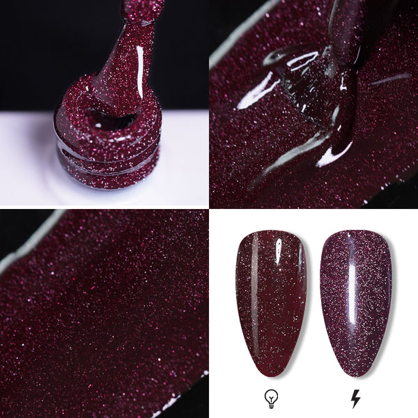 LAVIS Reflective R05 - 44 - Gel Polish 0.5 oz - Silent Night Reflective Collection by LAVIS NAILS sold by DTK Nail Supply