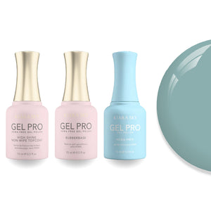 Kiara Sky Gel Pro Polish - HEMA-Free Rubber Base - High-Shine Non-Wipe Top Coat - 046 In the Air