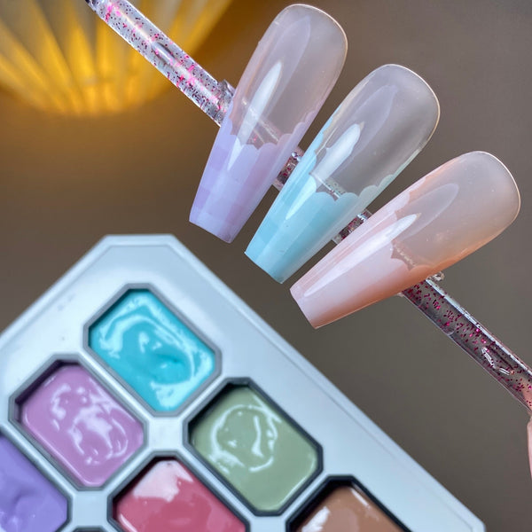 LAVIS Pat Pat Gel - Ombre Gel Palette - Painting Gel