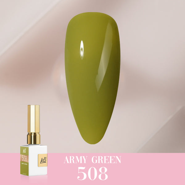 LDS Color Craze Gel Nail Polish - 508 Army Green - 0.5oz by LDS COLOR CRAZE sold by DTK Nail Supply