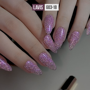LAVIS 18 (G03-ver2) - Gel Polish 0.5 oz - Bridal Party Glitter Collection