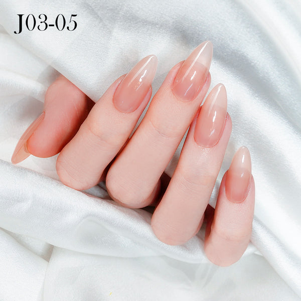 Jelly Gel Polish Colors - Lavis J03-05 - Bare With Me Collection by LAVIS NAILS sold by DTK Nail Supply