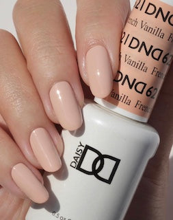  DND Gel Nail Polish Duo - 621 Beige Colors - French Vanilla by DND - Daisy Nail Designs sold by DTK Nail Supply