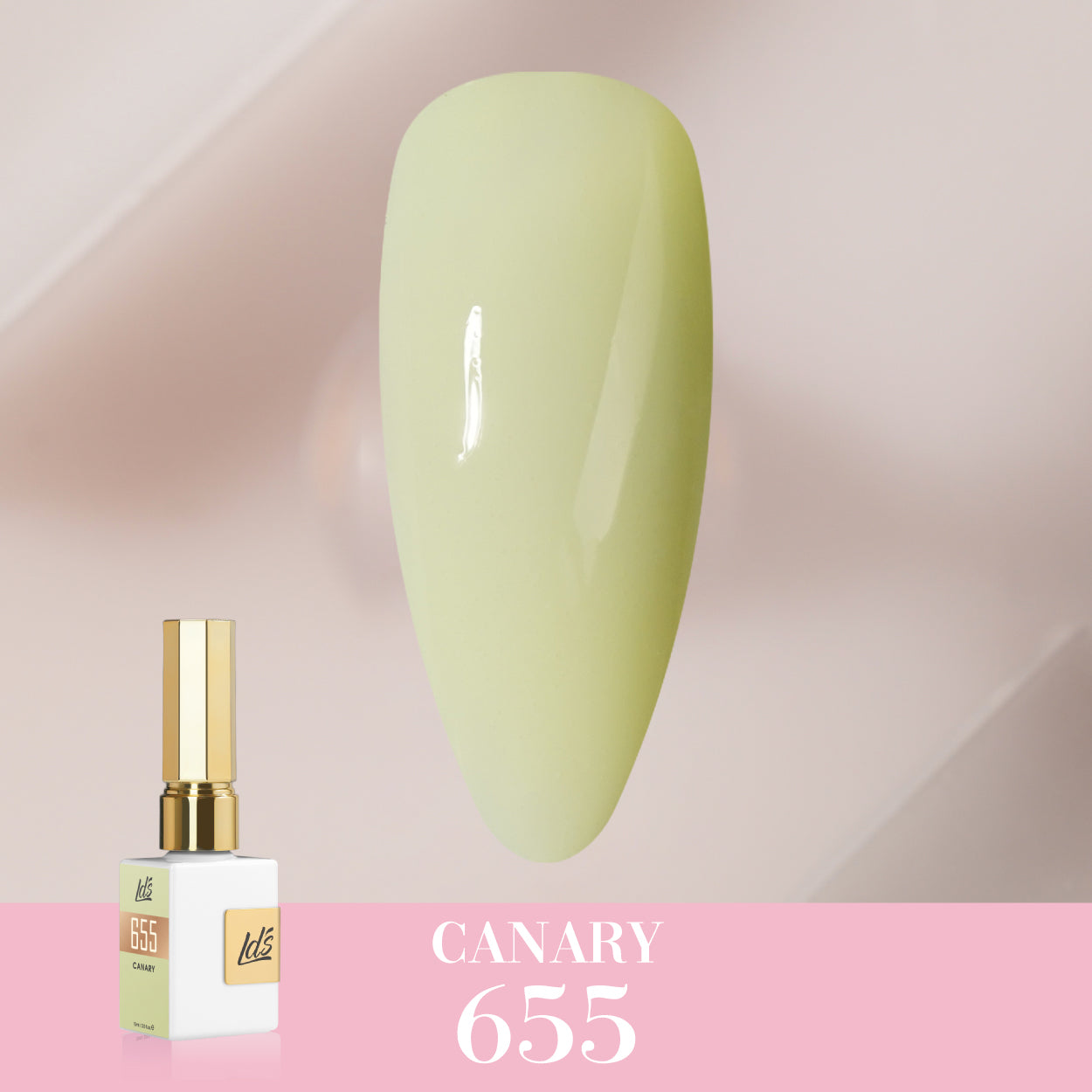 LDS Color Craze Gel Nail Polish - 655 Canary - 0.5oz by LDS COLOR CRAZE sold by DTK Nail Supply