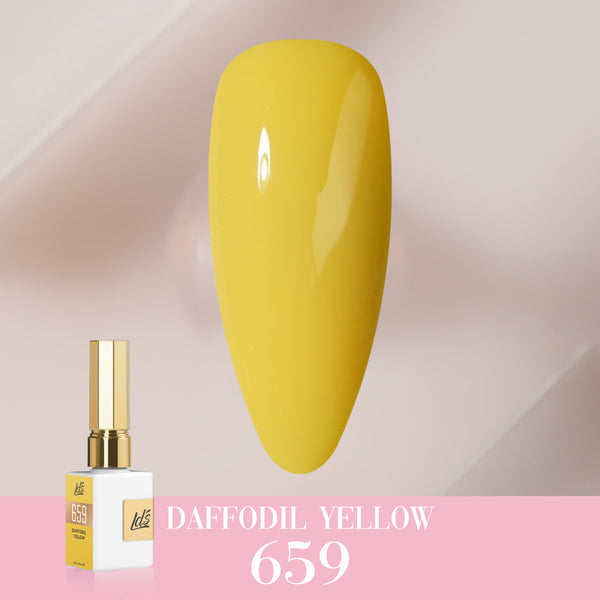 LDS Color Craze Gel Nail Polish - 659 Daffodil Yellow - 0.5oz by LDS COLOR CRAZE sold by DTK Nail Supply