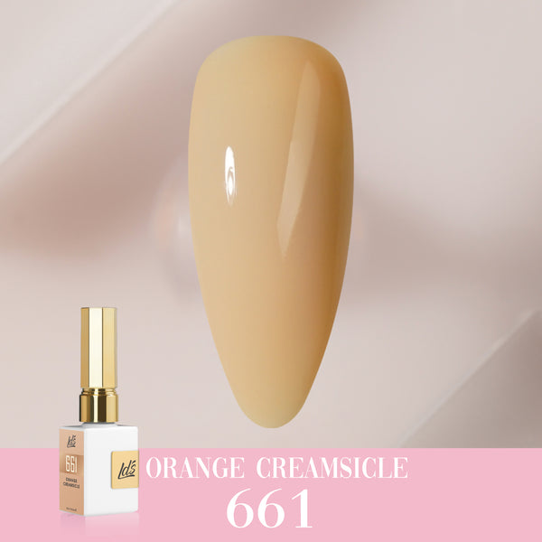 LDS Color Craze Gel Nail Polish - 661 Orange Creamsicle - 0.5oz by LDS COLOR CRAZE sold by DTK Nail Supply