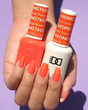 DND Gel Nail Polish Duo - 760 Russet Orange by DND - Daisy Nail Designs sold by DTK Nail Supply