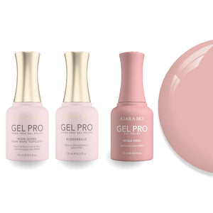 Kiara Sky Gel Pro Polish - HEMA-Free Rubber Base - High-Shine Non-Wipe Top Coat - 007 Love Fool