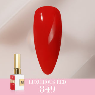 LDS Color Craze Collection - 849 Luxurious Red - Gel Polish 0.5oz