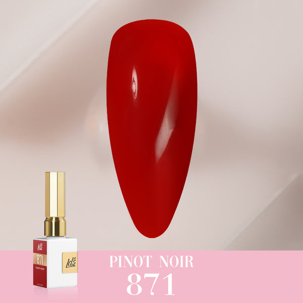 LDS Color Craze Gel Nail Polish - 871 Pinot Noir - 0.5oz by LDS COLOR CRAZE sold by DTK Nail Supply