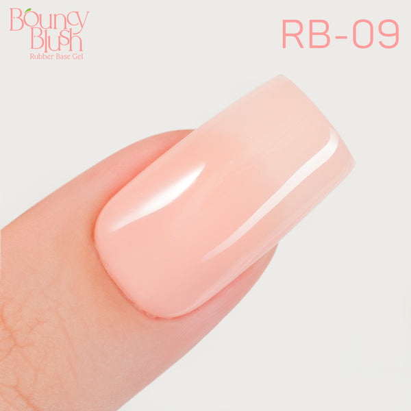 LDS Rubber Base Gel - RB-09 - GEL POLISH 0.5 OZ - Bouncy Blush Collection by LDS sold by DTK Nail Supply