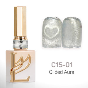 LAVIS Cat Eyes C15 - 01 - Gel Polish 0.5 oz - Gilded Aura Collection