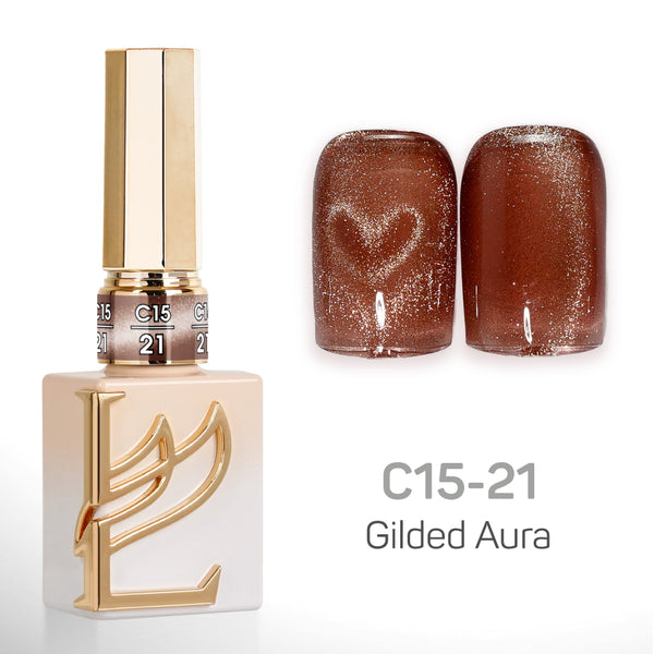 LAVIS Cat Eyes C15 - 21 - Gel Polish 0.5 oz - Gilded Aura Collection