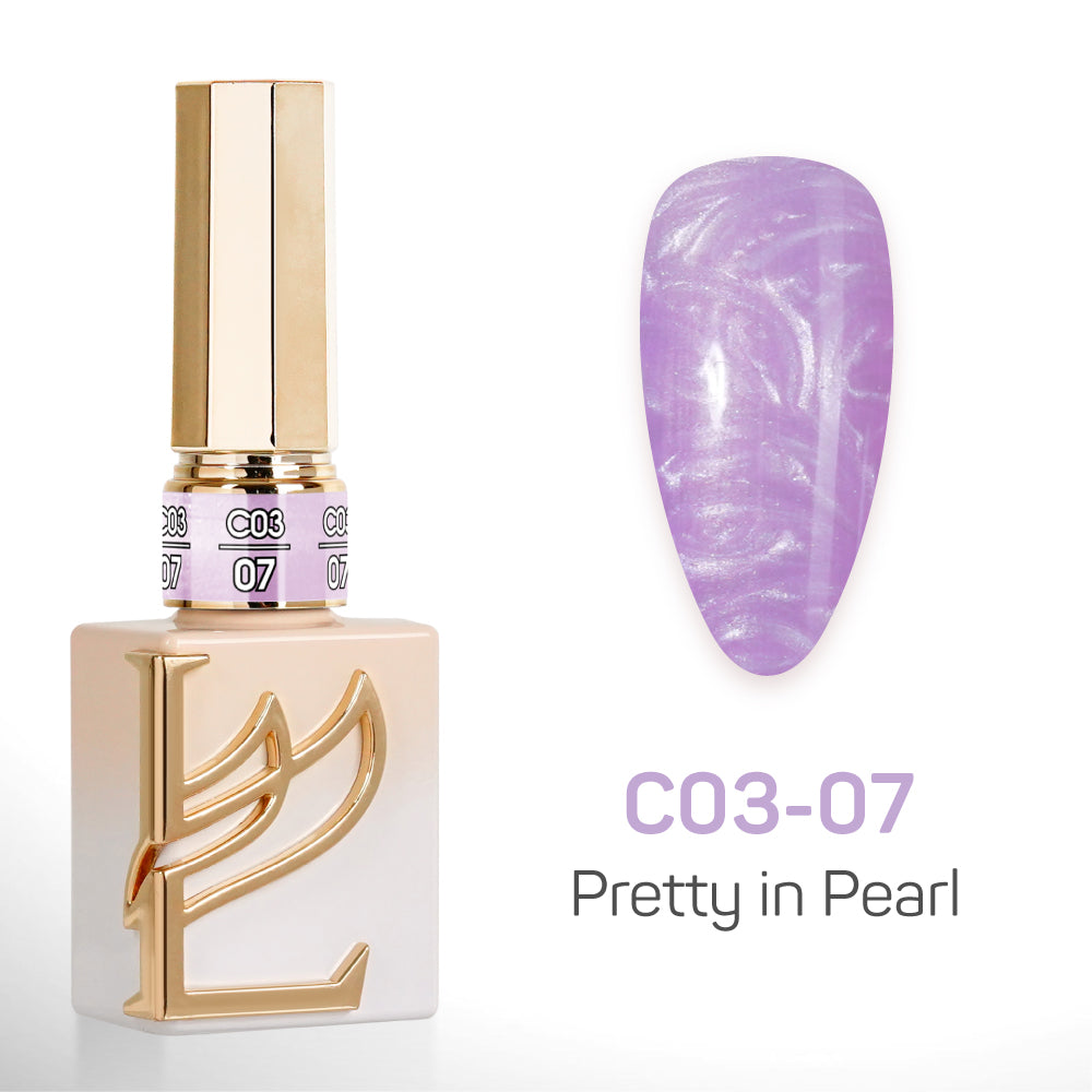 LAVIS C03 - 07 - Gel Polish 0.5 oz - Pretty in Pearl Collection