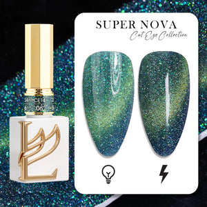 LAVIS Cat Eyes CE14 - 06 (Ver1) - Gel Polish 0.5 oz - Cosmic Voltage Collection