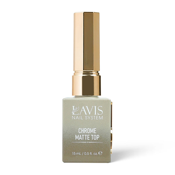 LAVIS Chrome Matte Top - 0.5 oz (New)
