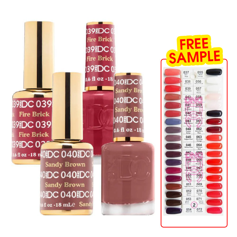 DC Part 2 - Set of 33 Gel & Lacquer Combos by DND DC sold by DTK Nail Supply