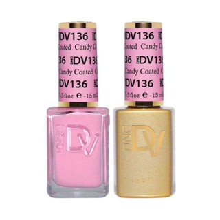 DND DV 136 Candy Coated - DND Diva Gel Polish & Matching Nail Lacquer Duo Set