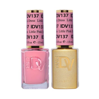 DND DV 137 Little Pink Dress - DND Diva Gel Polish & Matching Nail Lacquer Duo Set