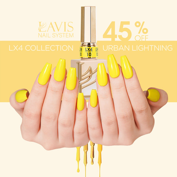 LAVIS LX4 - 36 - Gel Polish 0.5 oz - Urban Lightning Collection by LAVIS NAILS sold by DTK Nail Supply