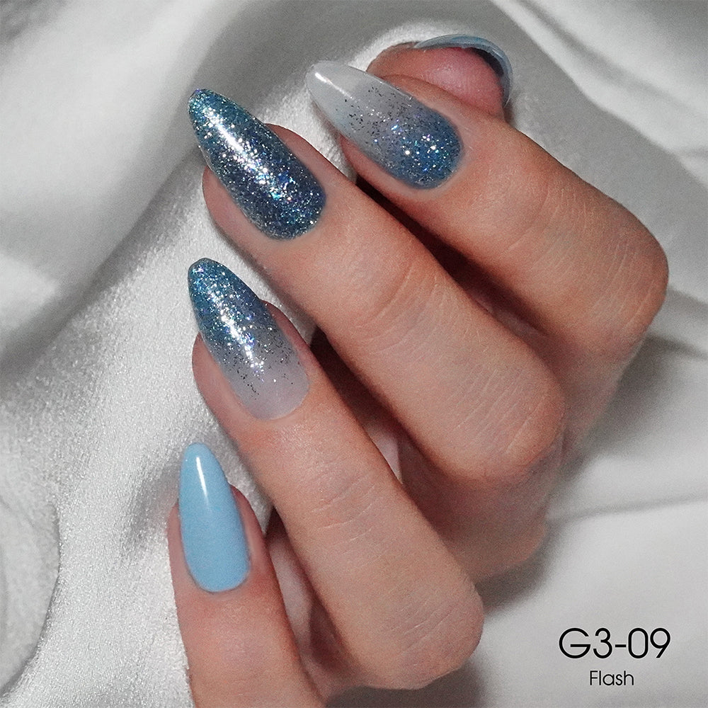 LAVIS Glitter G03 - 09 - Gel Polish 0.5 oz - Barbie Collection by LAVIS NAILS sold by DTK Nail Supply