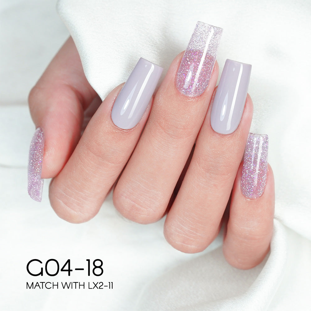 LAVIS Glitter G04 - 18 - Gel Polish 0.5 oz - Couture Collection by LAVIS NAILS sold by DTK Nail Supply