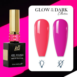 LDS Glow In The Dark - 12 Colors GW01-12 by LDS sold by DTK Nail Supply