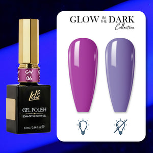 LDS Glow In The Dark - 12 Colors GW01-12 by LDS sold by DTK Nail Supply