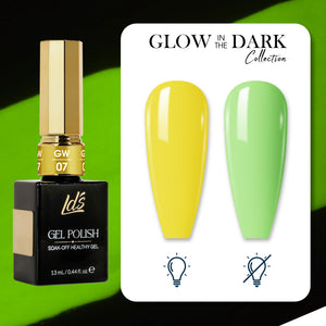 LDS Glow In The Dark - 12 Colors GW01-12 by LDS sold by DTK Nail Supply