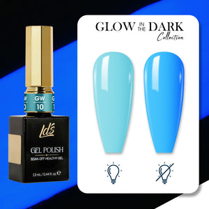 LDS Glow In The Dark - 12 Colors GW01-12 by LDS sold by DTK Nail Supply