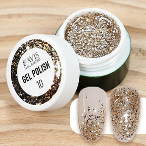 LAVIS Nail Art Glitter - Gel Polish 10