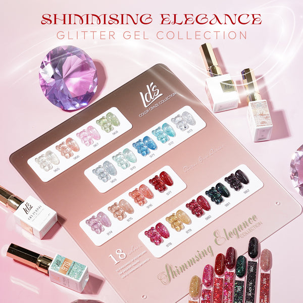 LDS Color Craze Gel Nail Polish - 969 Frostbite - 0.5oz