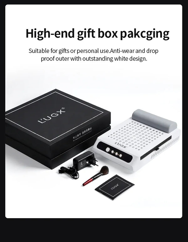 L'UGX Professional Portable Rechargeable Nail Dust Collector by OTHER sold by DTK Nail Supply