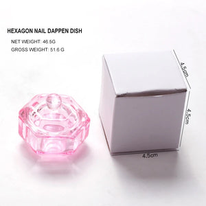 Dappen Dish Nails Lid Pink Cup by Other sold by DTK Nail Supply