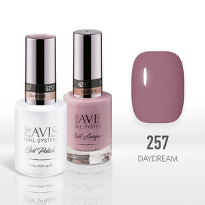 Lavis Gel Nail Polish Duo - 257 Mauve Colors - Daydream by LAVIS NAILS sold by DTK Nail Supply