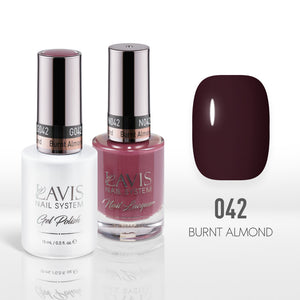 Lavis Gel Nail Polish Duo - 042 Burnt Almond by LAVIS NAILS sold by DTK Nail Supply