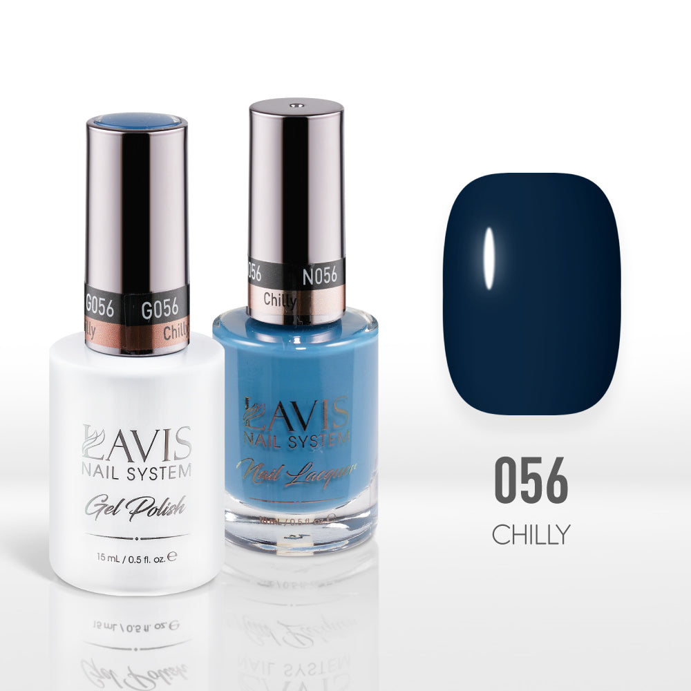Lavis Gel Nail Polish Duo - 056 Chilly by LAVIS NAILS sold by DTK Nail Supply