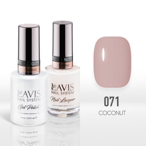 Lavis Gel Nail Polish Duo - 071 Coconut by LAVIS NAILS sold by DTK Nail Supply