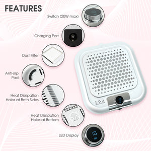 LAVIS Nail Dust Collector