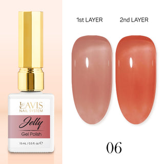  LAVIS J01-06 - Gel Polish 0.5oz - Honeymoon Collection by LAVIS NAILS sold by DTK Nail Supply