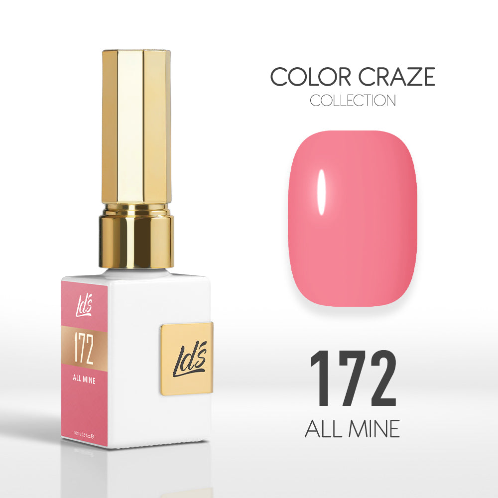 LDS Color Craze Gel Nail Polish - 172 All Mine - 0.5oz by LDS COLOR CRAZE sold by DTK Nail Supply