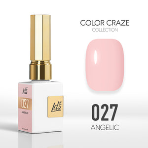 LDS Color Craze Gel Nail Polish - 027 Angelic - 0.5oz by LDS COLOR CRAZE sold by DTK Nail Supply