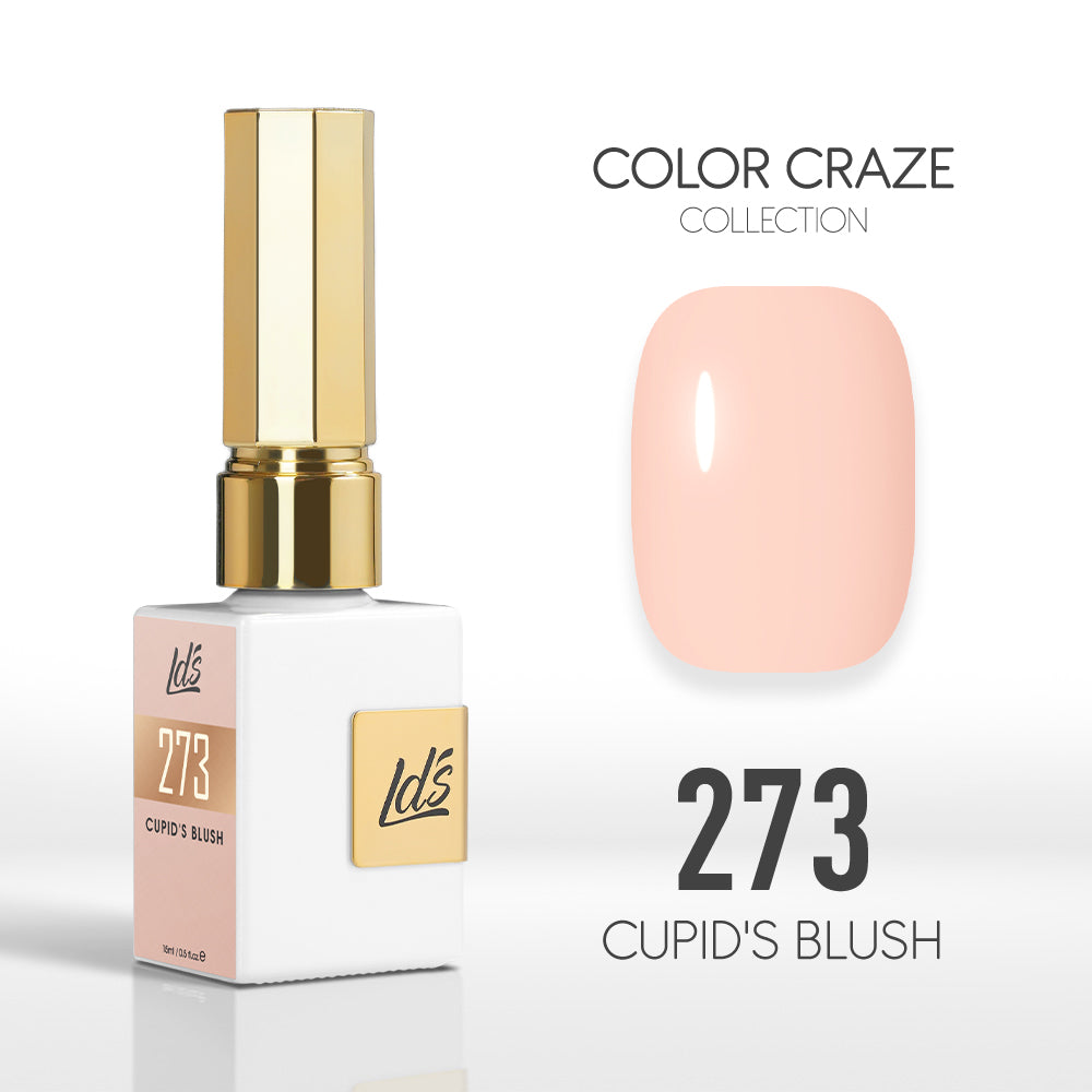 LDS Color Craze Gel Nail Polish - 273 Cupid's Blush - 0.5oz by LDS COLOR CRAZE sold by DTK Nail Supply
