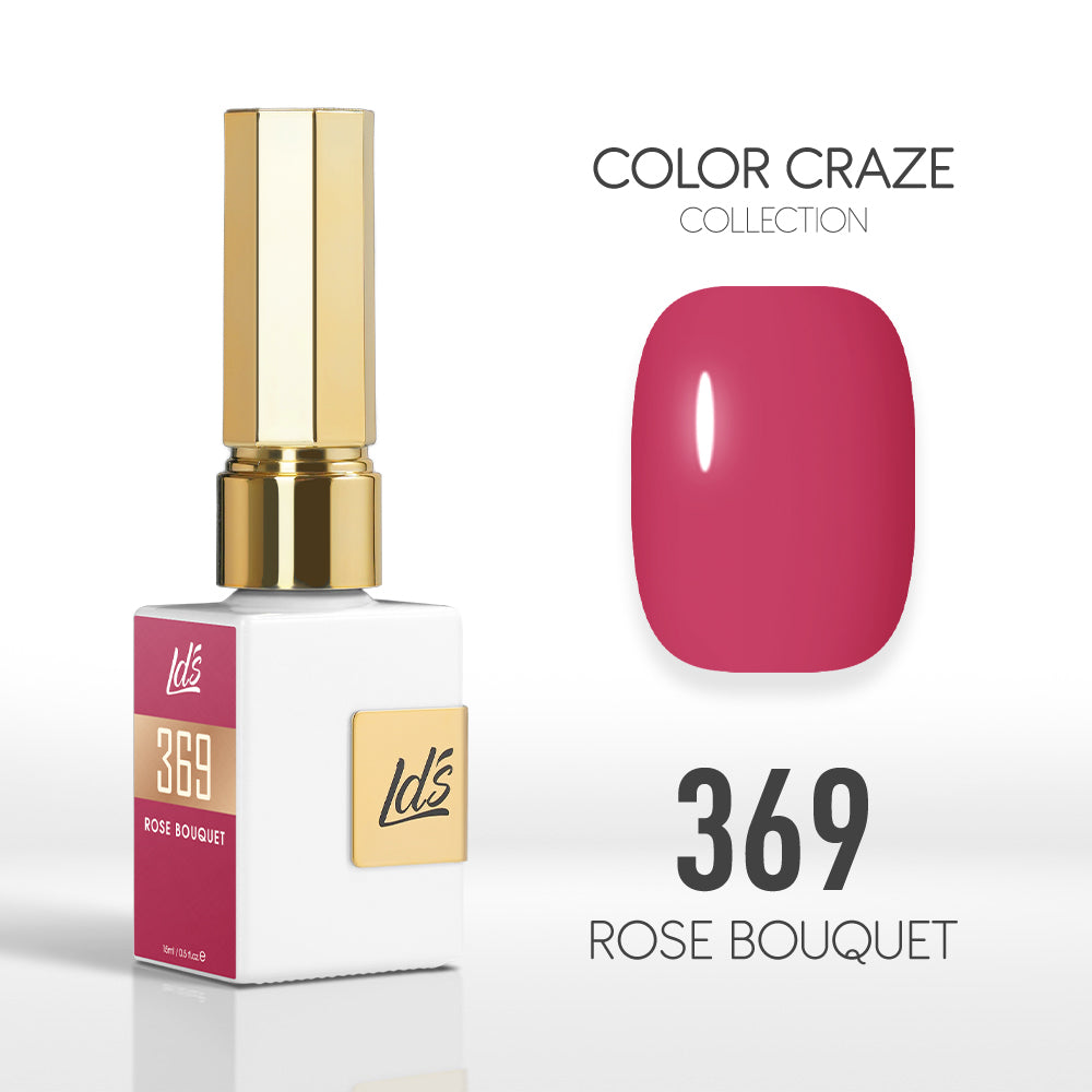 LDS Color Craze Gel Nail Polish - 369 Rose Bouquet - 0.5oz by LDS COLOR CRAZE sold by DTK Nail Supply